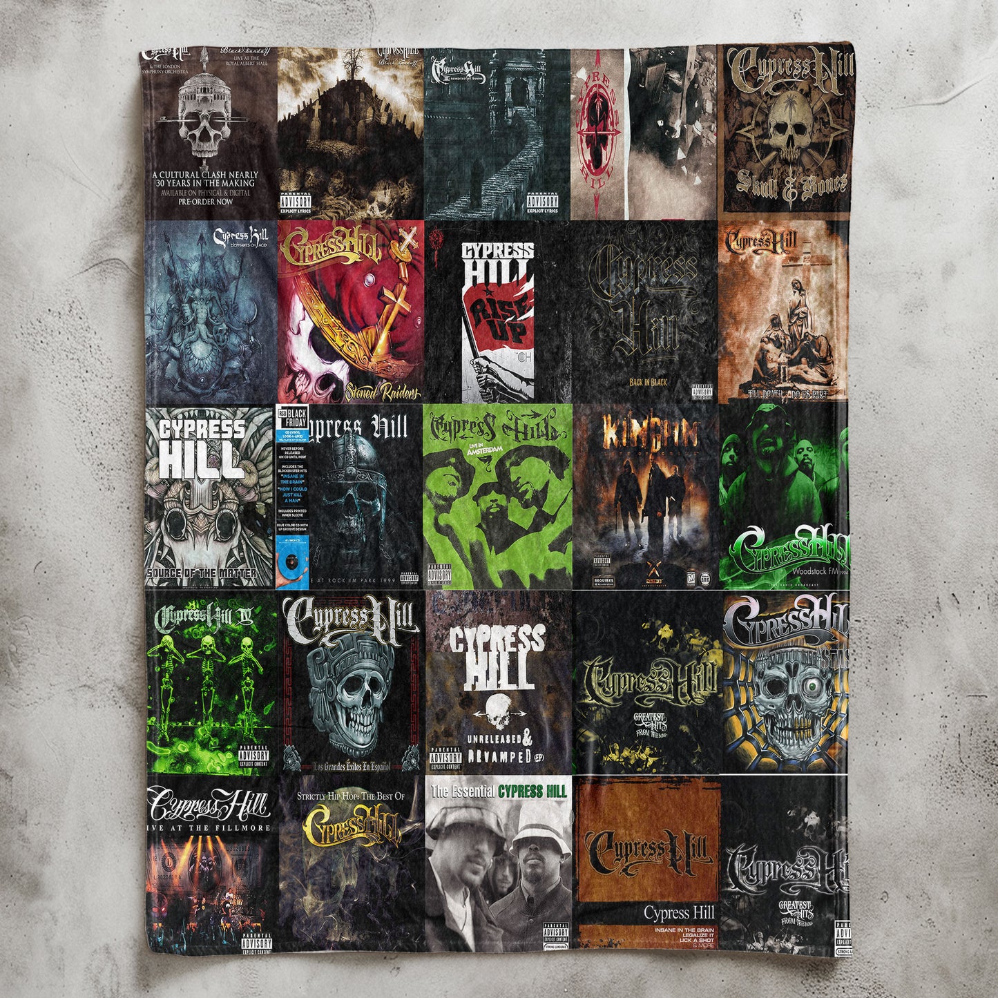Cypress Hill Sherpa Blanket – A Hardcore Tribute for True Legends Fans