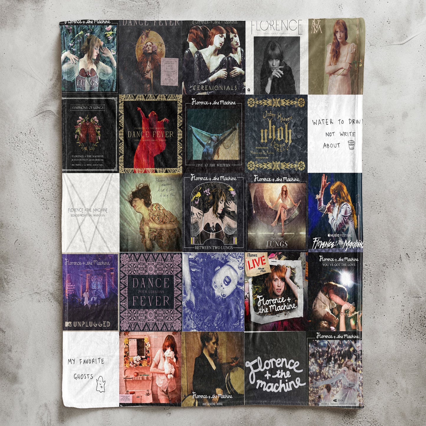 Florence - The Machine Sherpa Blanket – A Dreamy, Ethereal Album Art Tribute