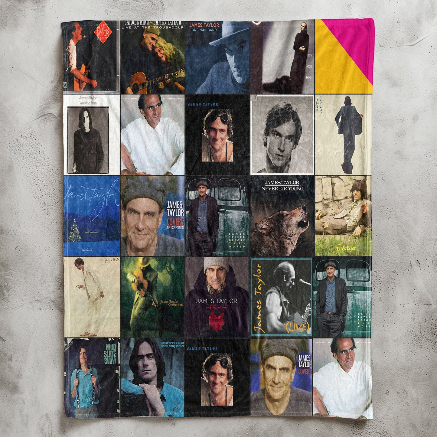 James Taylor Sherpa Blanket – A Warm Folk-Rock Tribute for True Fans