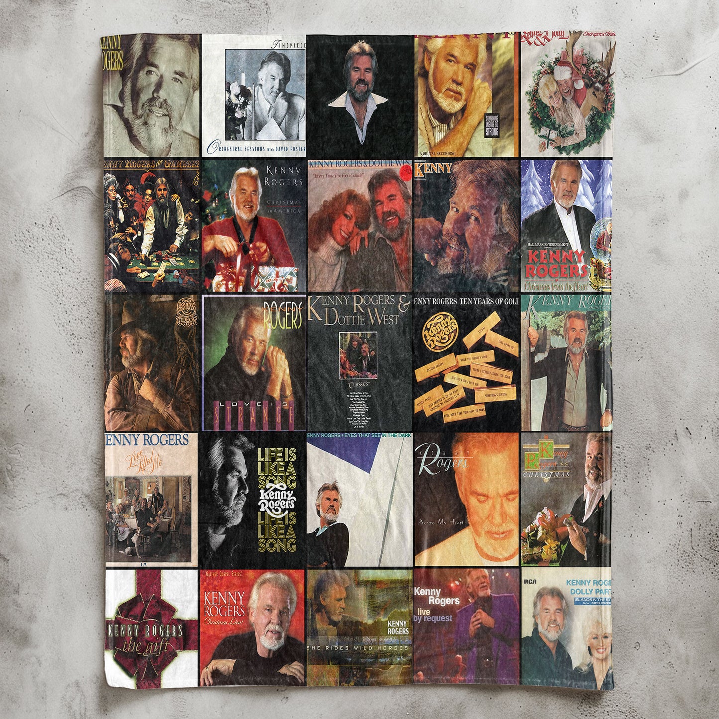 Kenny Rogers Sherpa Blanket – A Warm Tribute to Timeless Country Memories