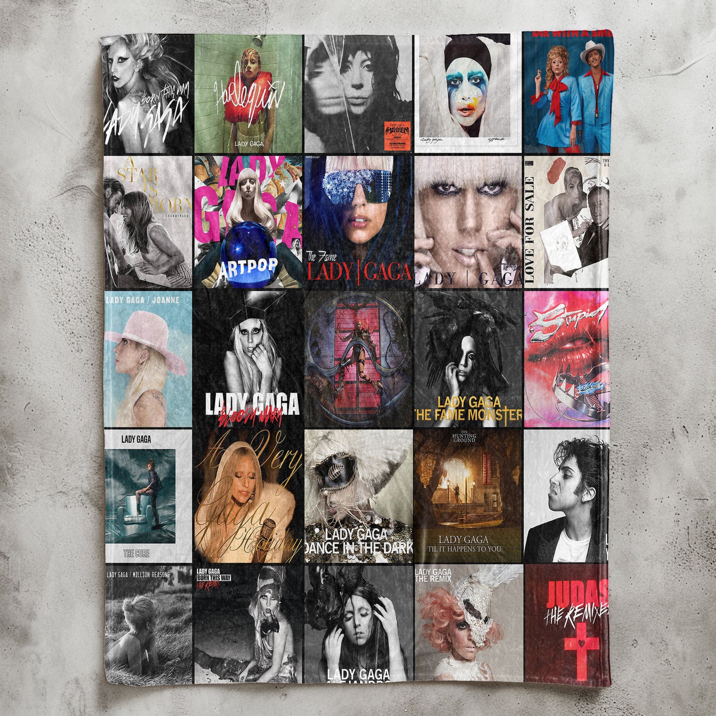 Lady Gaga Sherpa Blanket – A Bold Pop-Art Tribute for True Fans