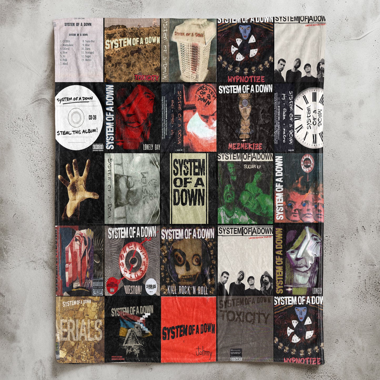 System Of A Down Sherpa Blanket – A Raw, Iconic Tribute for True Fans