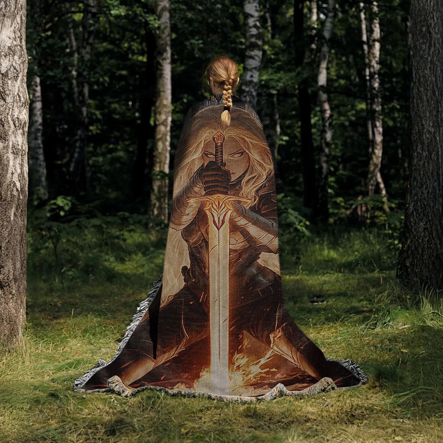Fireheart Ascending – Aelin of the Flame Woven Blanket