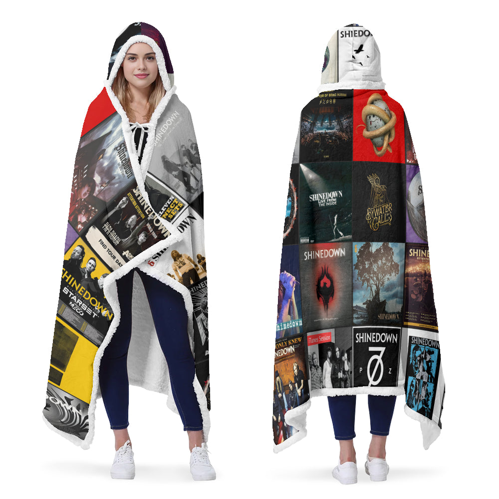 Shinedown Wearable Hooded Blanket – Modern Rock Strength You Can Wear