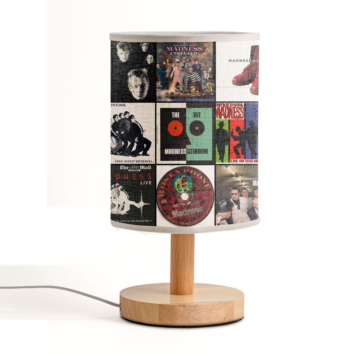 Madness Fabric Lamp – Ska Energy Meets Warm Glow 🎵💡