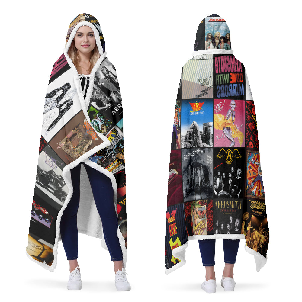 Aerosmith Wearable Hooded Blanket – Classic Rock Energy You Can Wear