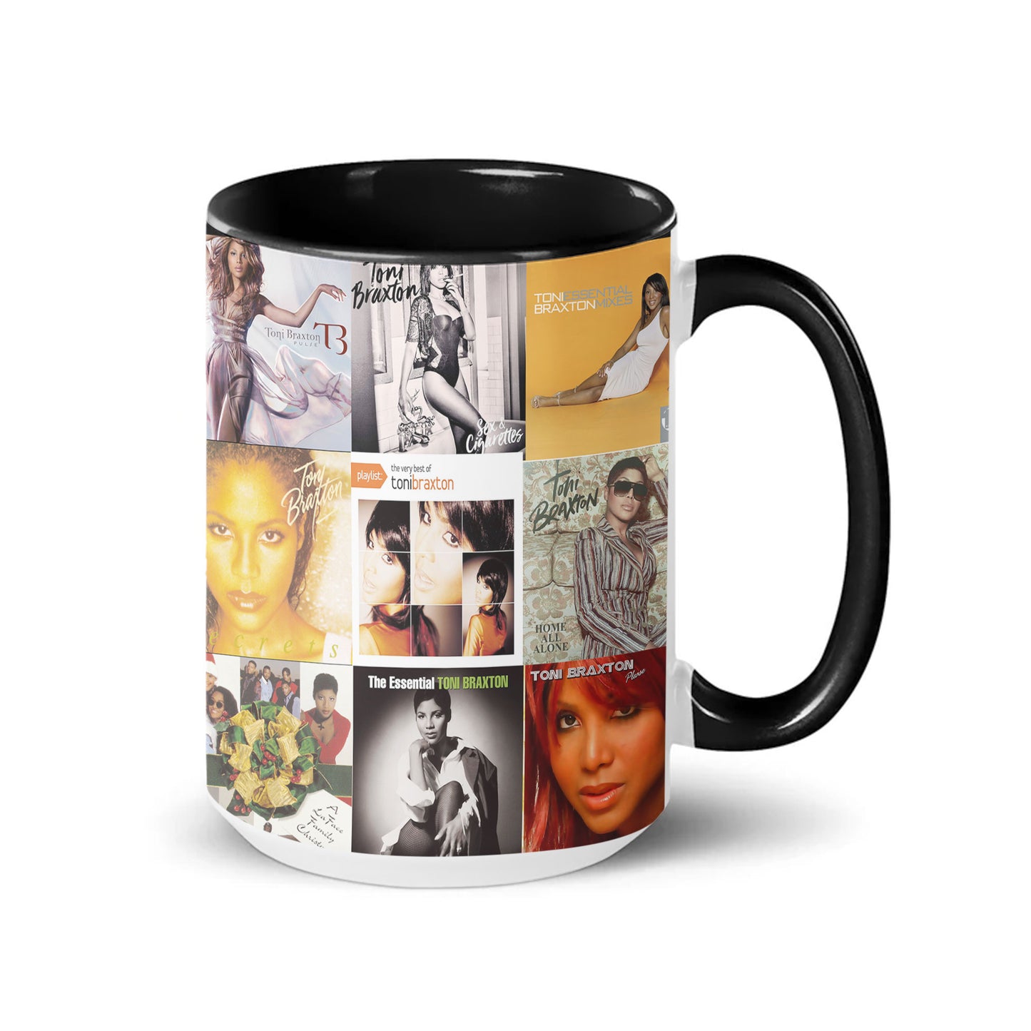 Toni Braxton Accent Mug – R&B Icon Album Cover Collage Gift