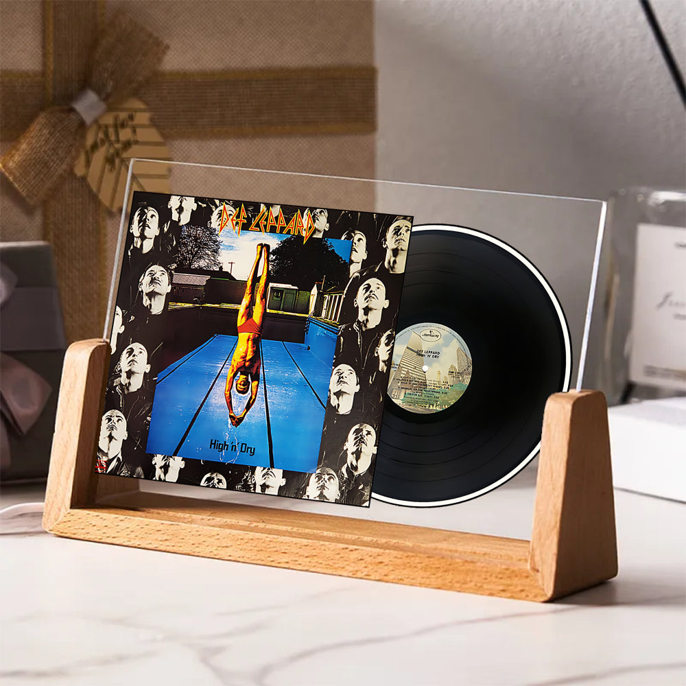 Def Leppard High ’n’ Dry Acrylic Light – Vinyl Record Display Lamp