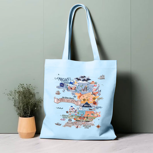 Prythian Map Tote Bag – A Court of Thorns and Roses Inspired