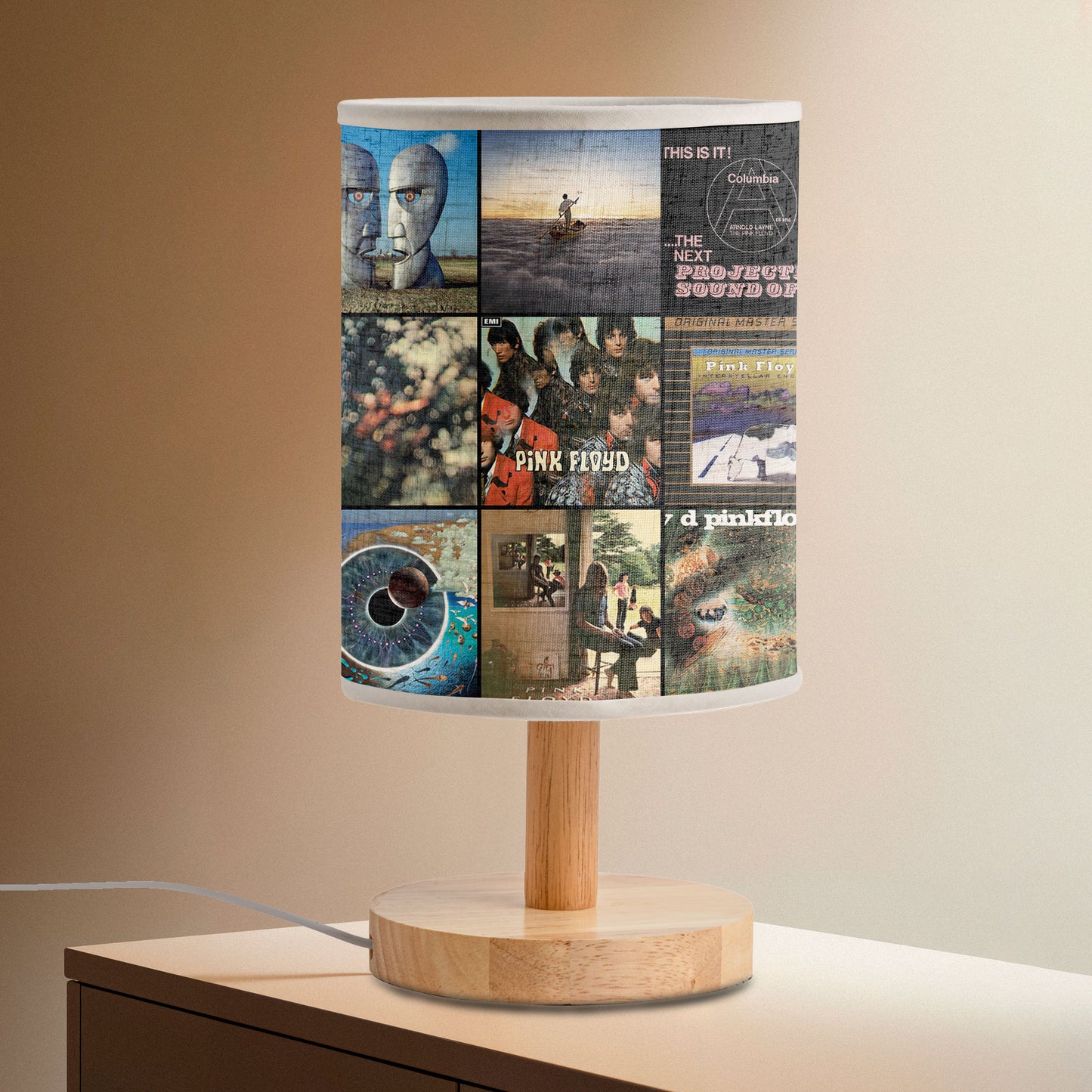 Pink Floyd Album Art Lamp – Retro Rock Night Light for Classic Music Lovers