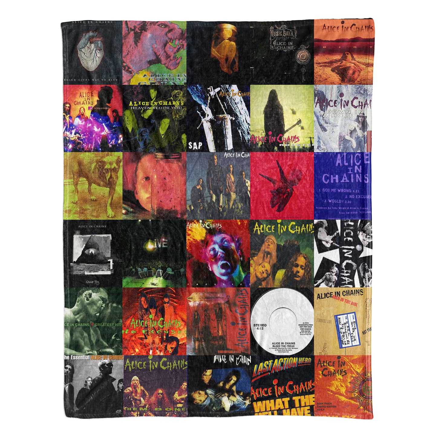 Alice In Chains Sherpa Blanket – Grunge Warmth Wrapped in Iconic Album Art