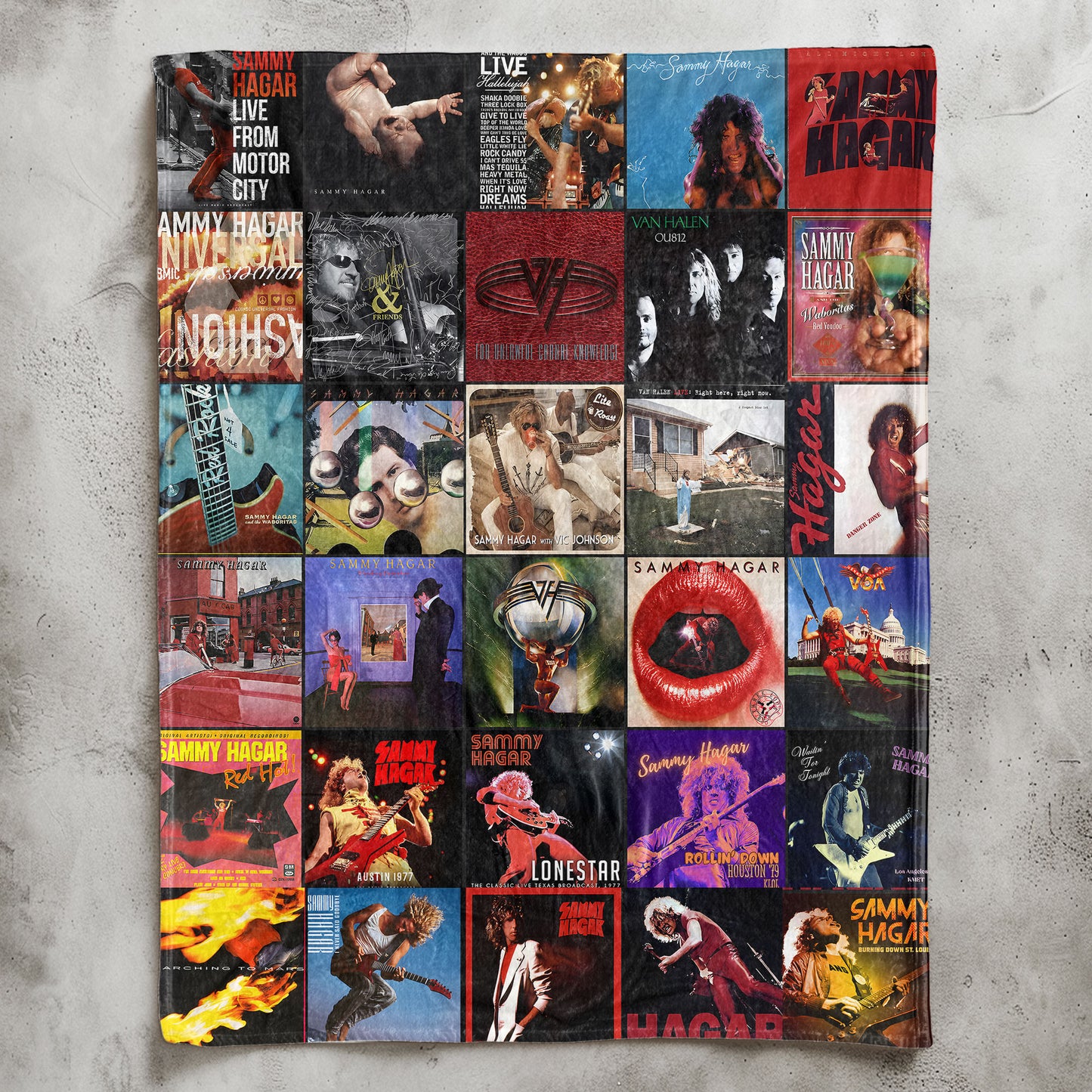Sammy Hagar Sherpa Blanket – A Fiery Tribute to the Red Rocker