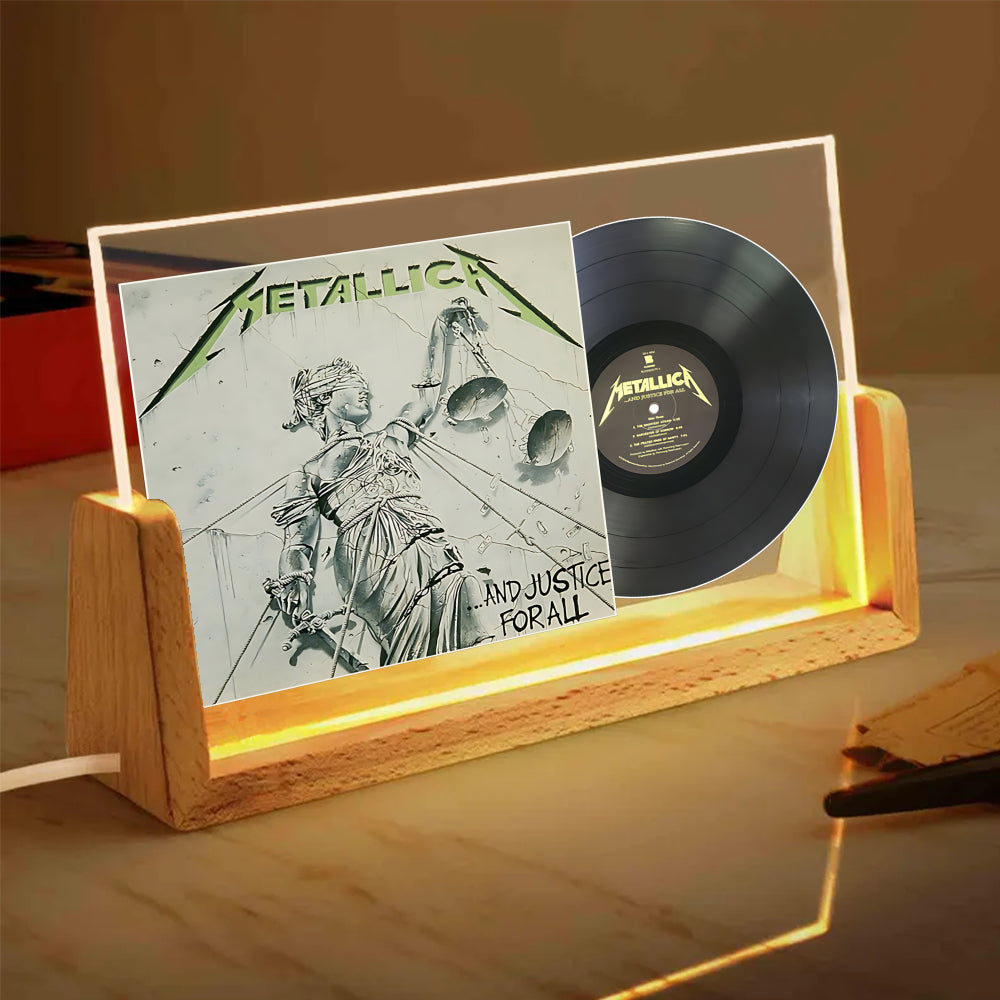 Metallica Album Collection Acrylic Light – Vinyl Record Display Lamp Set