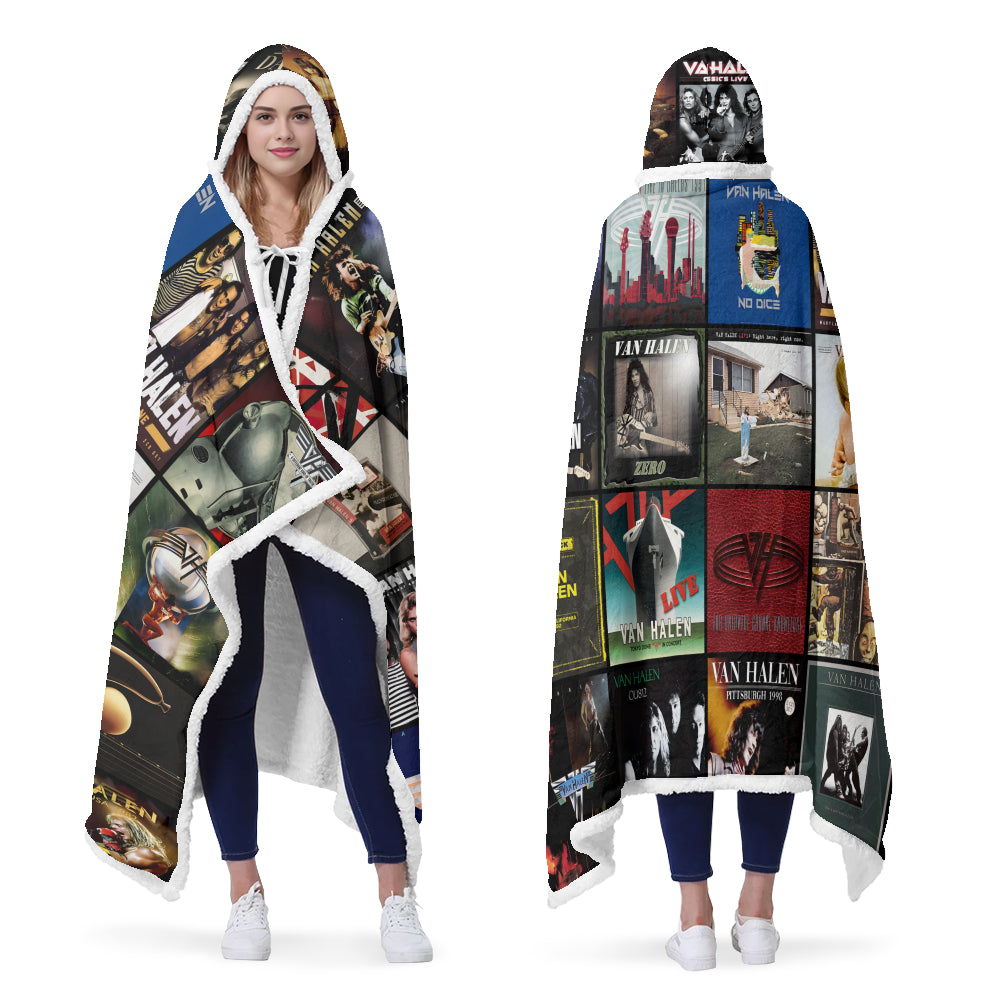Van Halen Wearable Hooded Blanket