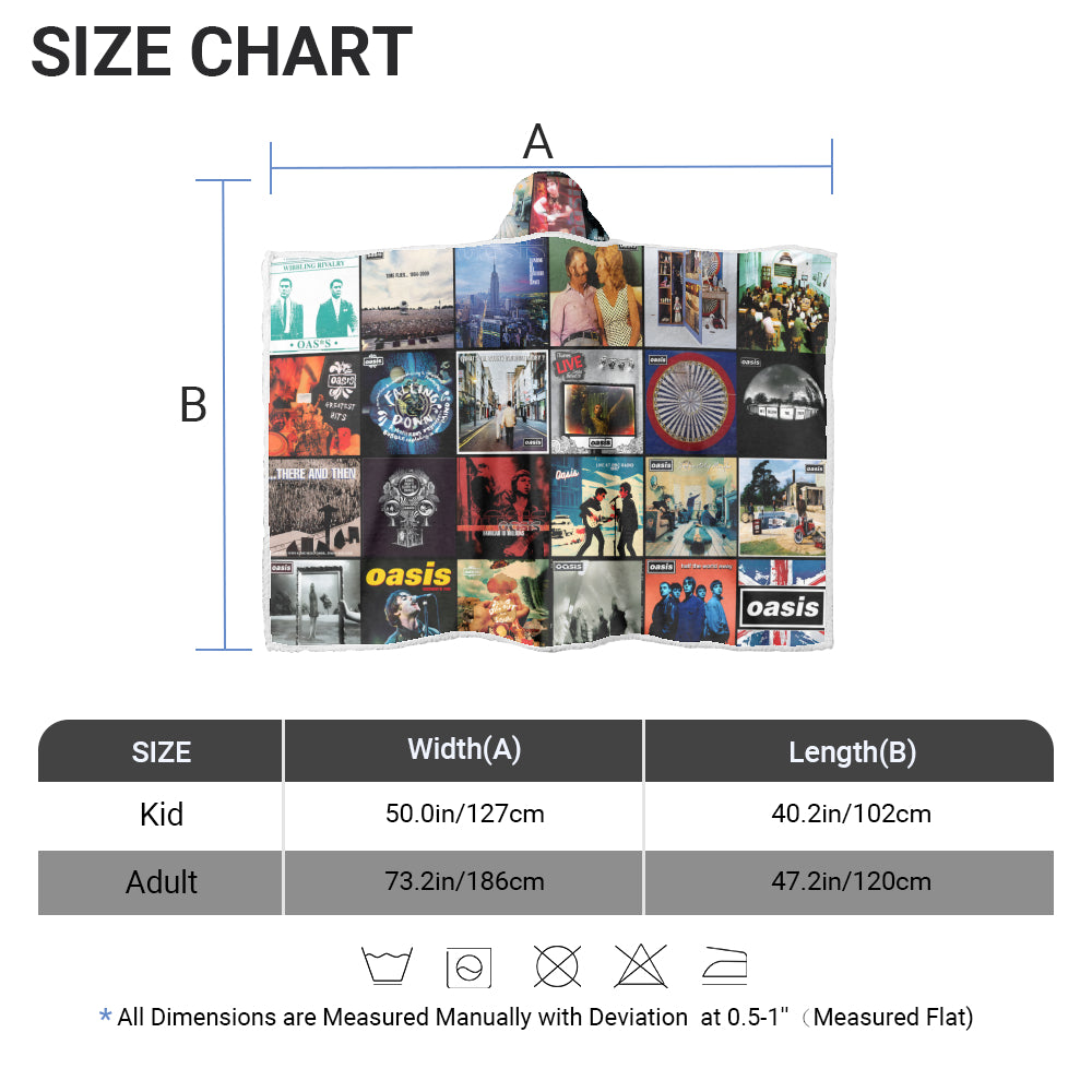 Oasis Wearable Hooded Blanket – A Britpop Warmth You Can Wear