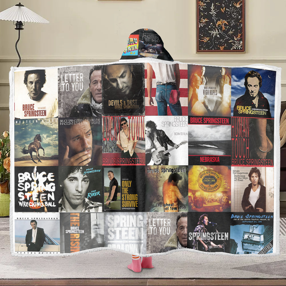Bruce Springsteen Wearable Hooded Blanket – The Heartland Sound of an American Legend