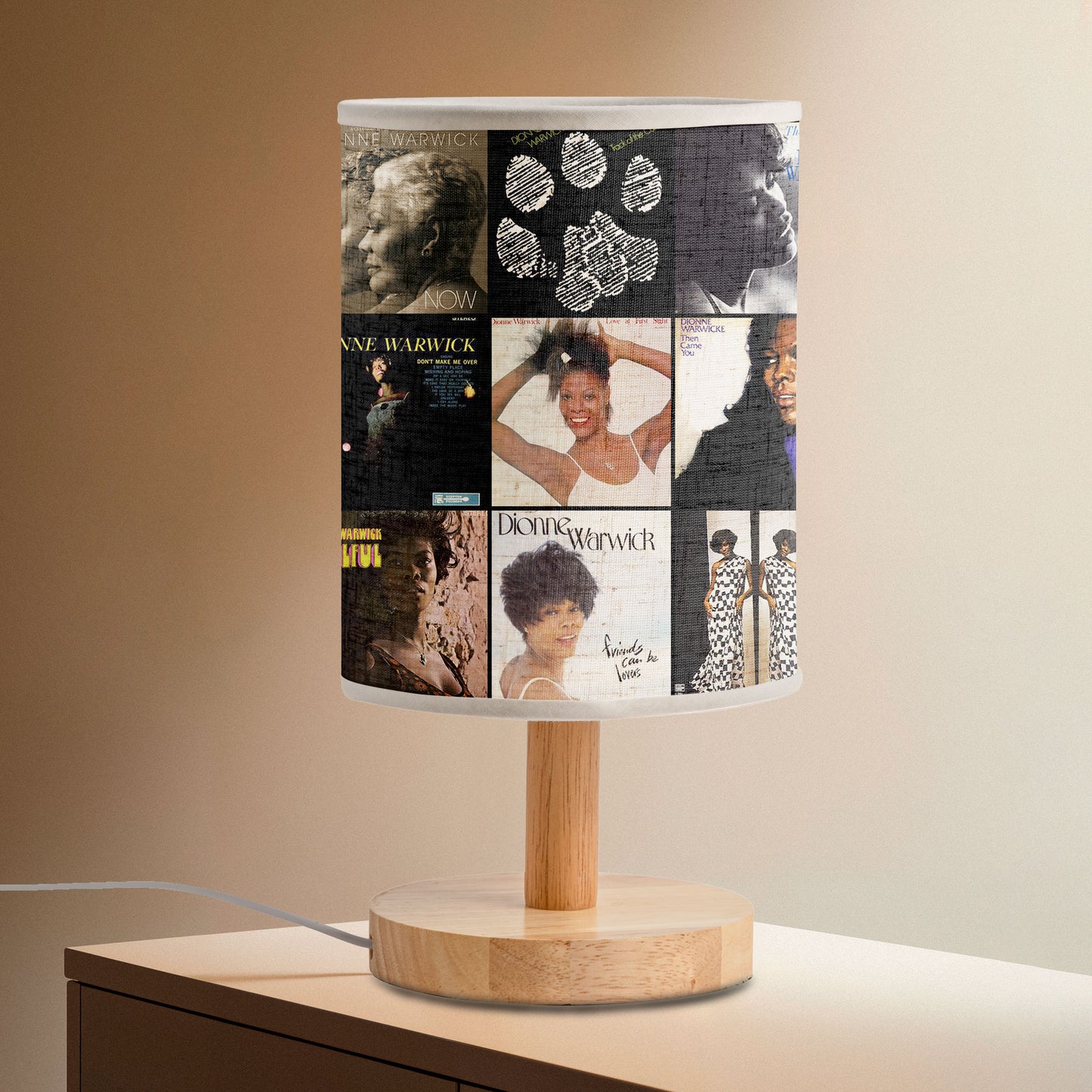 Dionne Warwick Albums Lamp – Soulful Elegance in Every Glow ✨