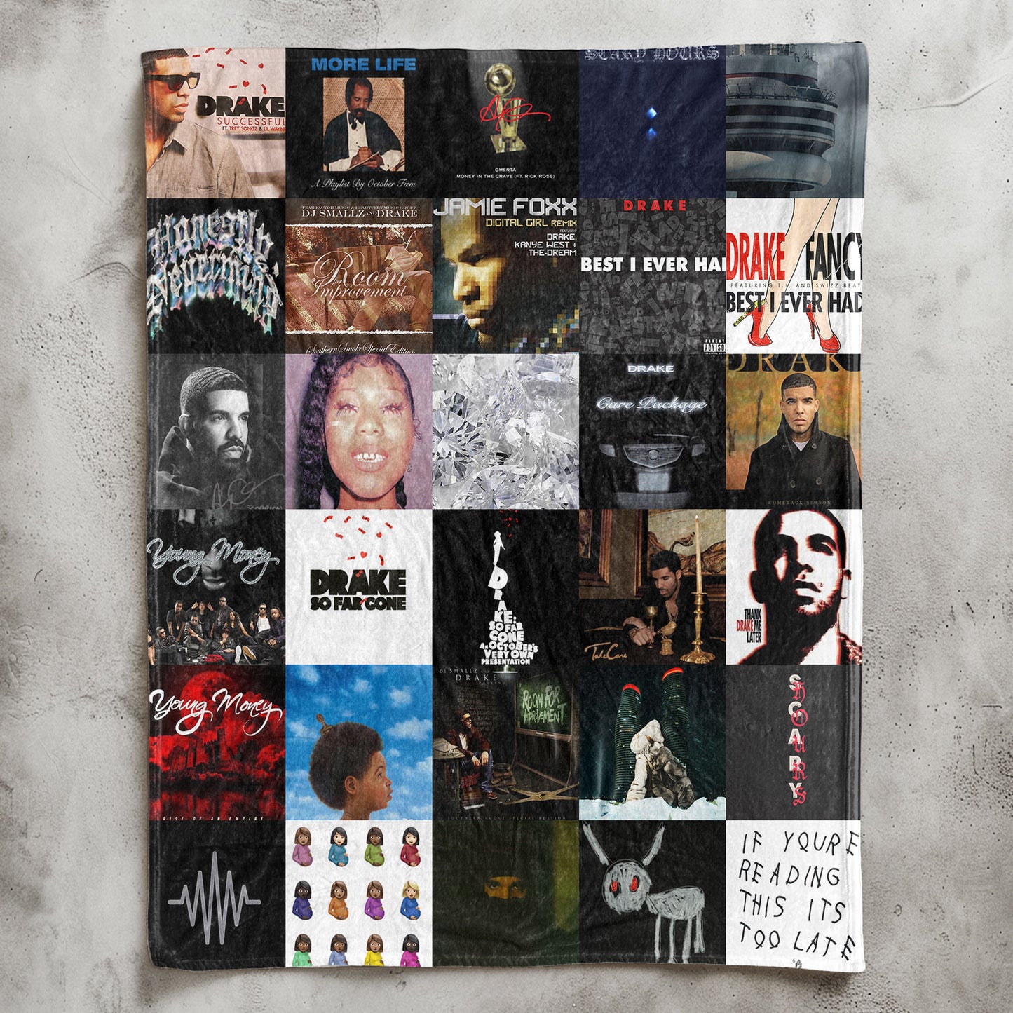 Drake Sherpa Blanket – A Luxe Tribute to Every Era of an Icon