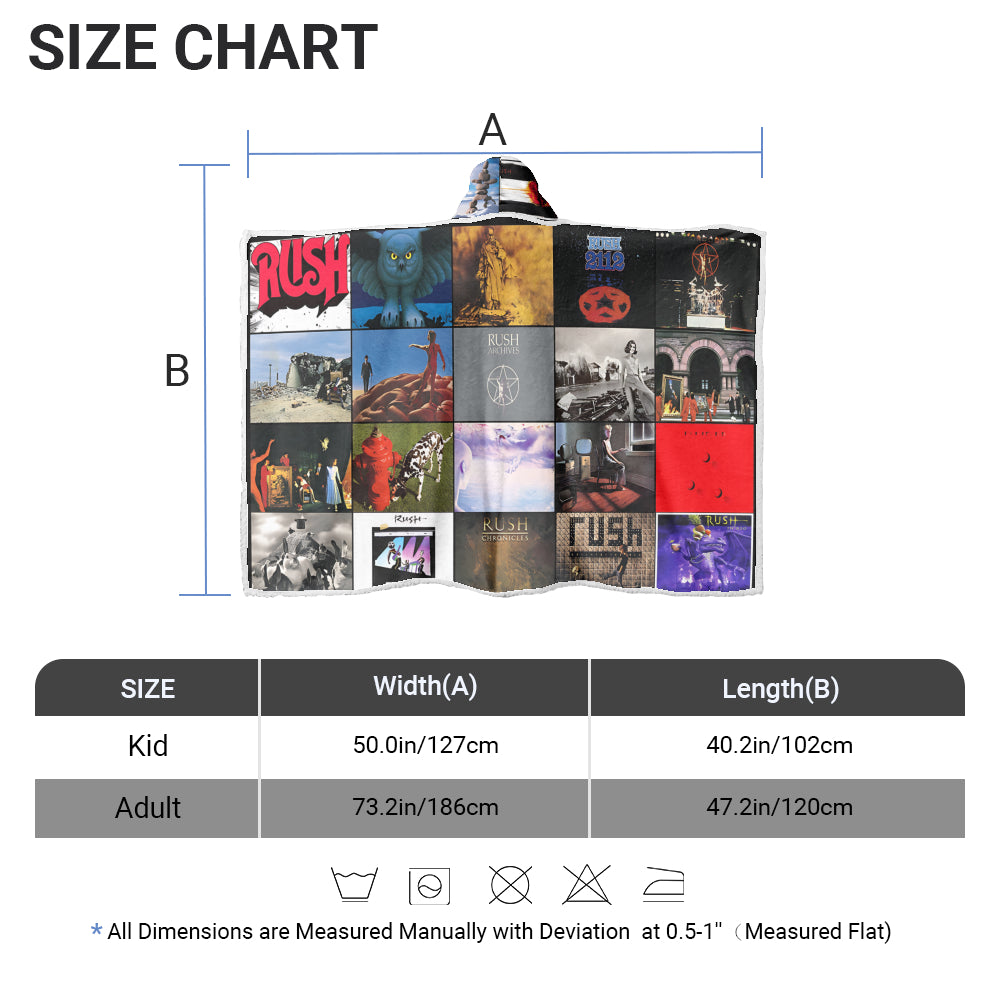 Rush Hooded Blanket – The Spirit of Progressive Rock