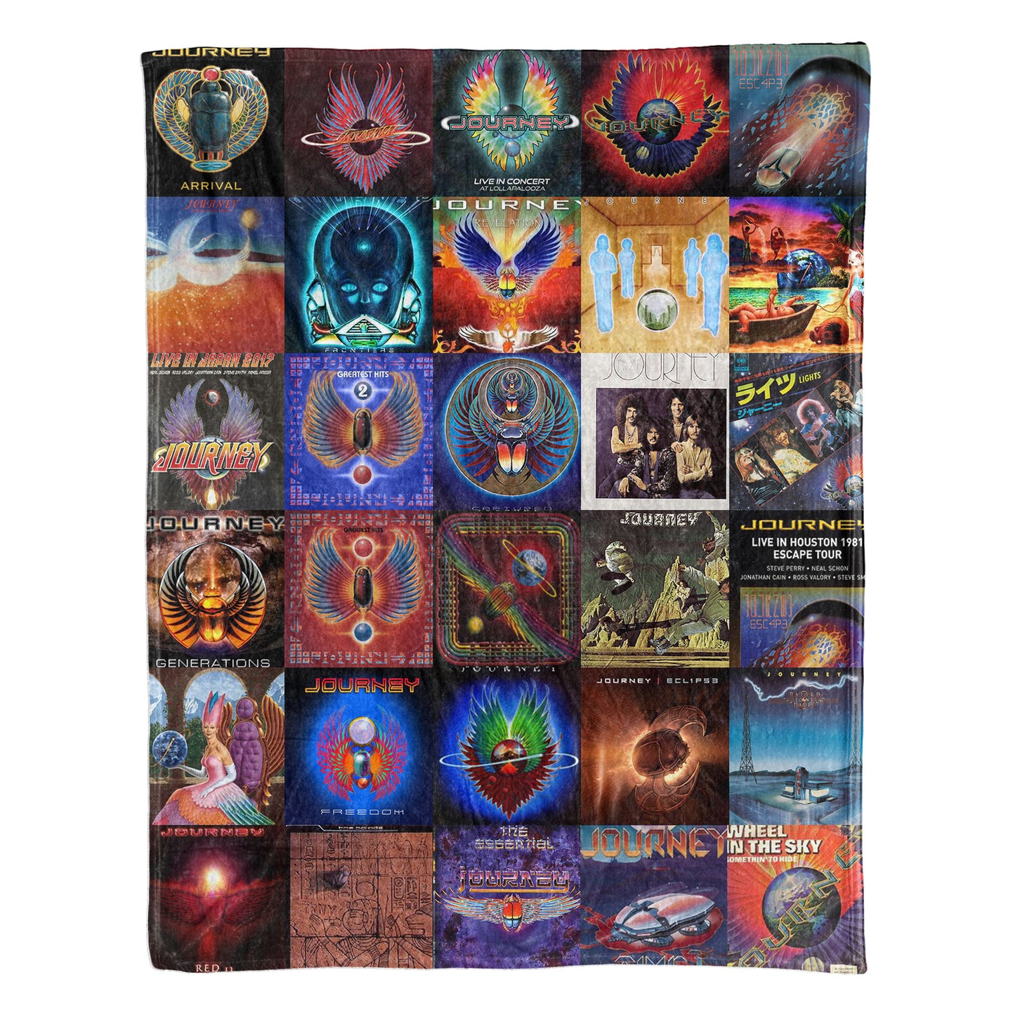 Journey Sherpa Blanket – A Soft Tribute to Timeless Rock Legends