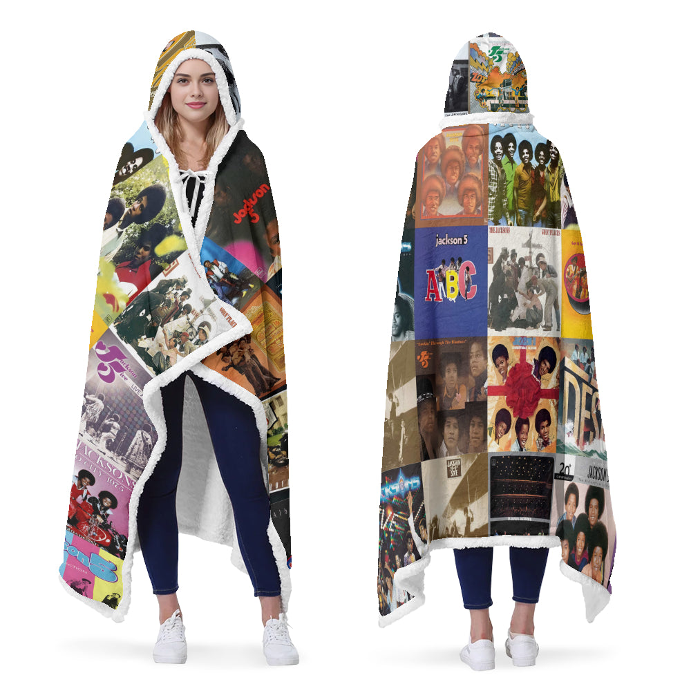 Jackson 5 Wearable Hooded Blanket – Motown Magic You Can Wear