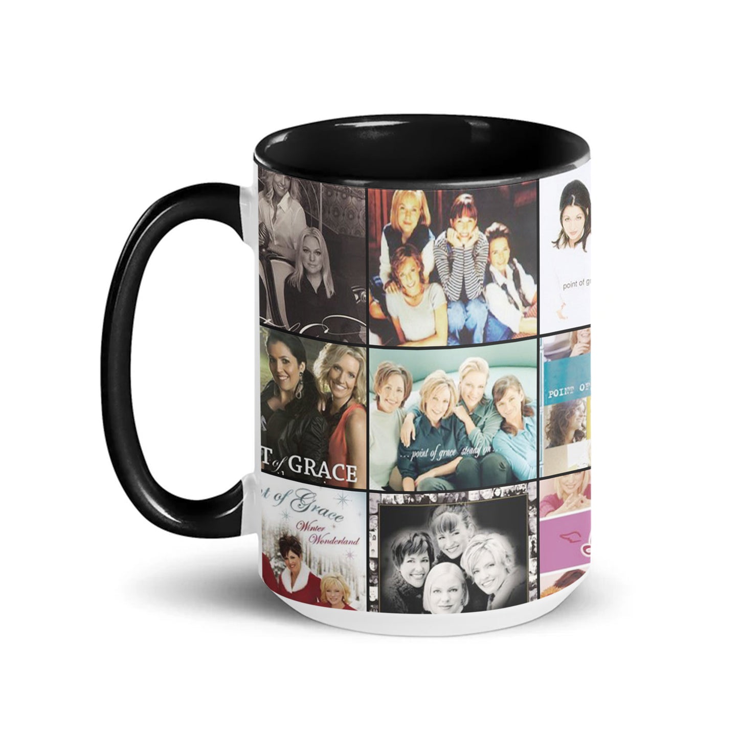 Point of Grace Accent Mug – Inspirational Album Cover Collage Gift