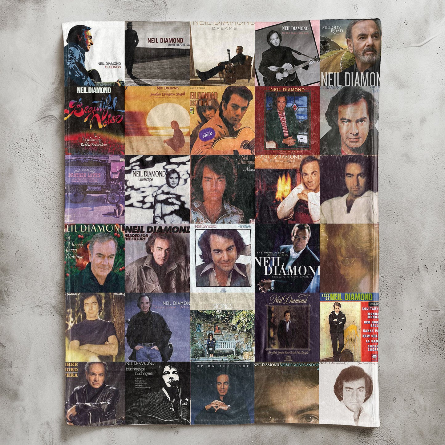 Neil Diamond Sherpa Blanket – A Cozy Tribute to a Musical Icon