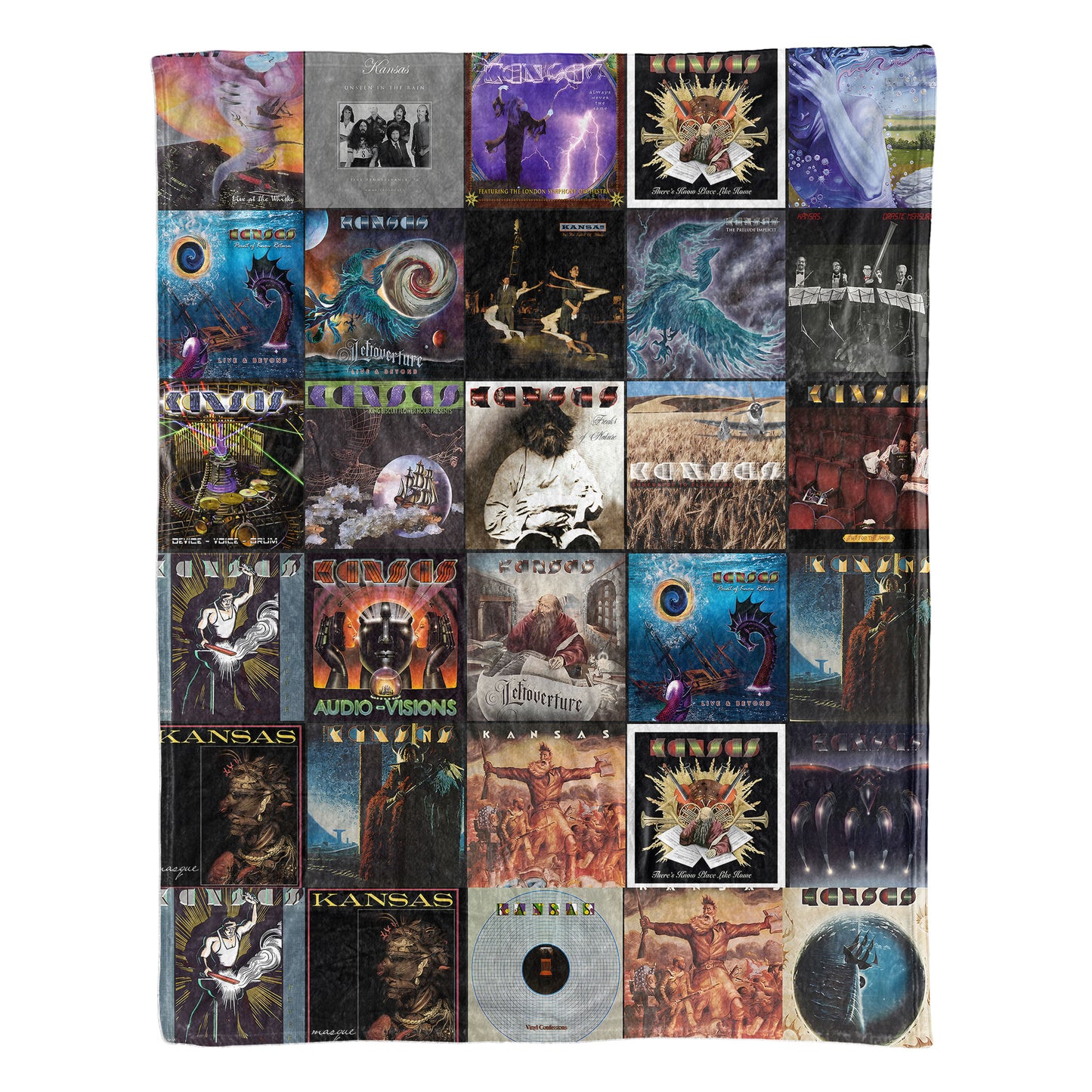 Kansas Sherpa Blanket – A Journey Through Prog-Rock Magic