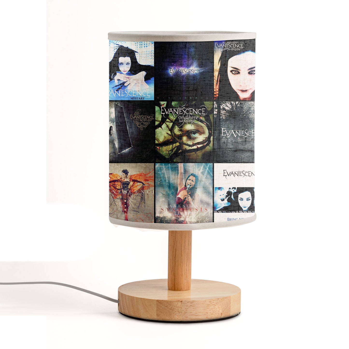 🌑 Evanescence Album Art Lamp – Gothic Elegance & Luminous Emotion