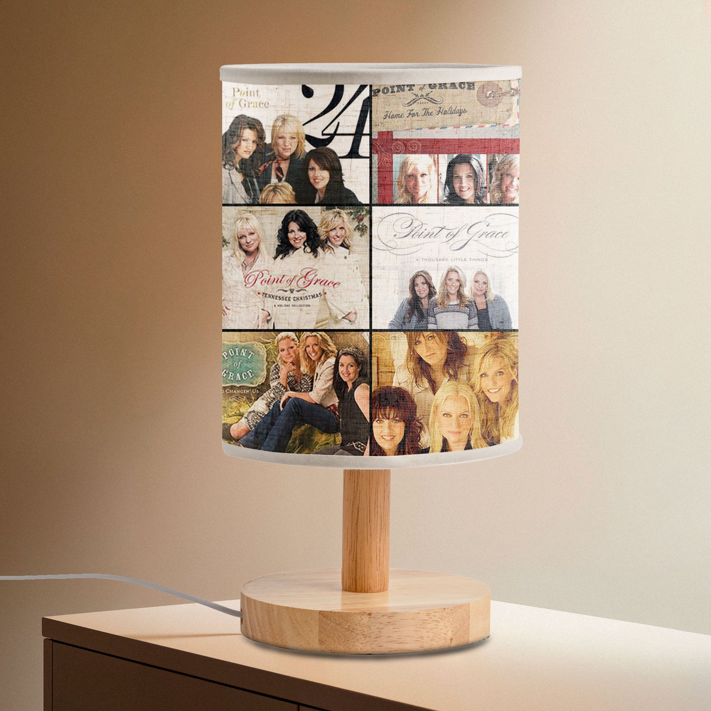 Point of Grace Album Art Table Lamp – Inspirational Christian Music Decorative Light