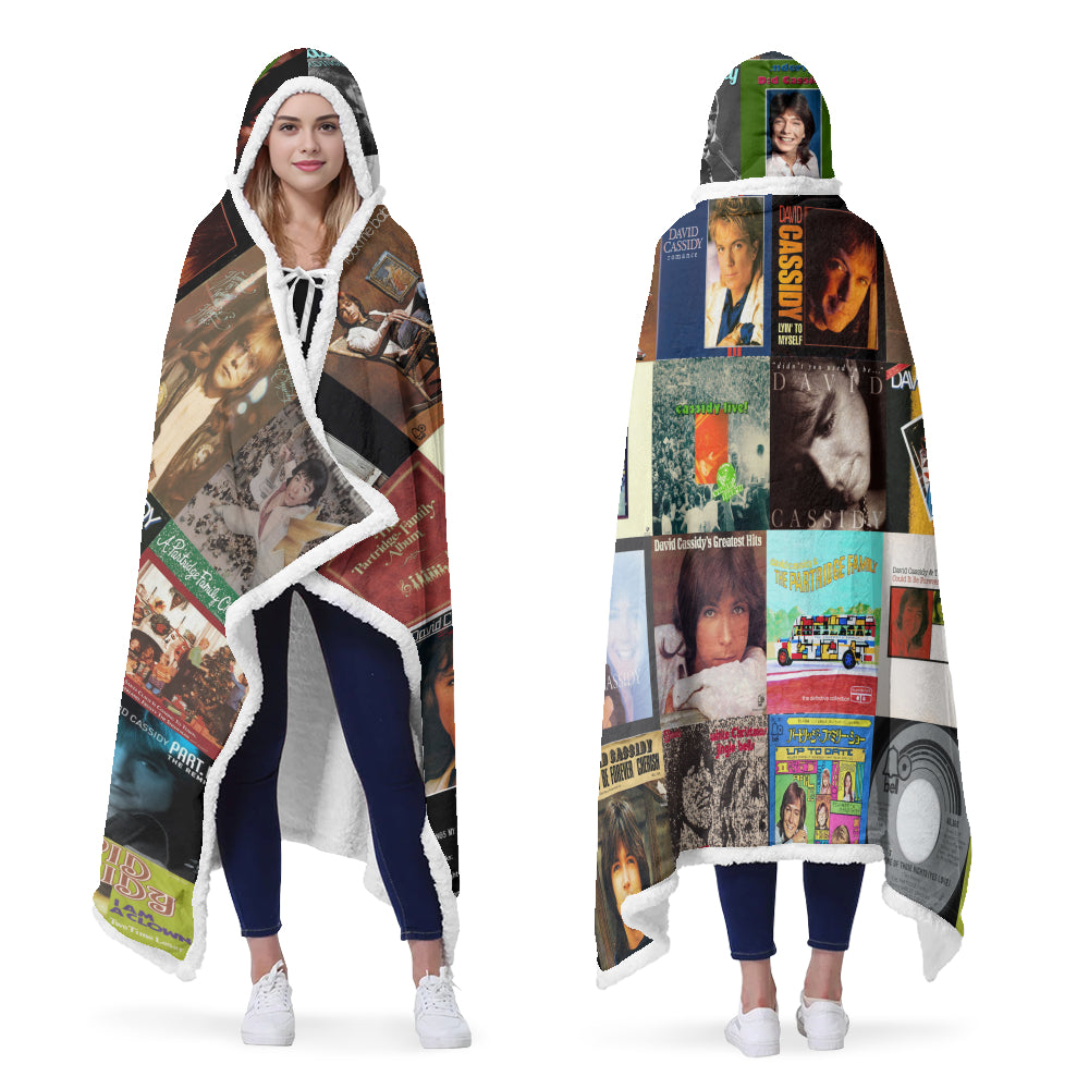 David Cassidy Wearable Hooded Blanket – Cozy, Nostalgic & Perfect for Fans