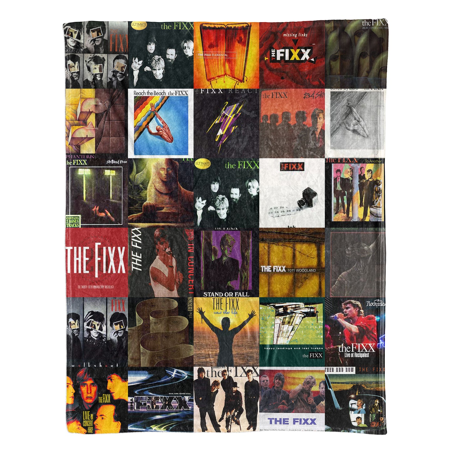 The Fixx Sherpa Blanket – A Retro-New Wave Tribute for True Fans