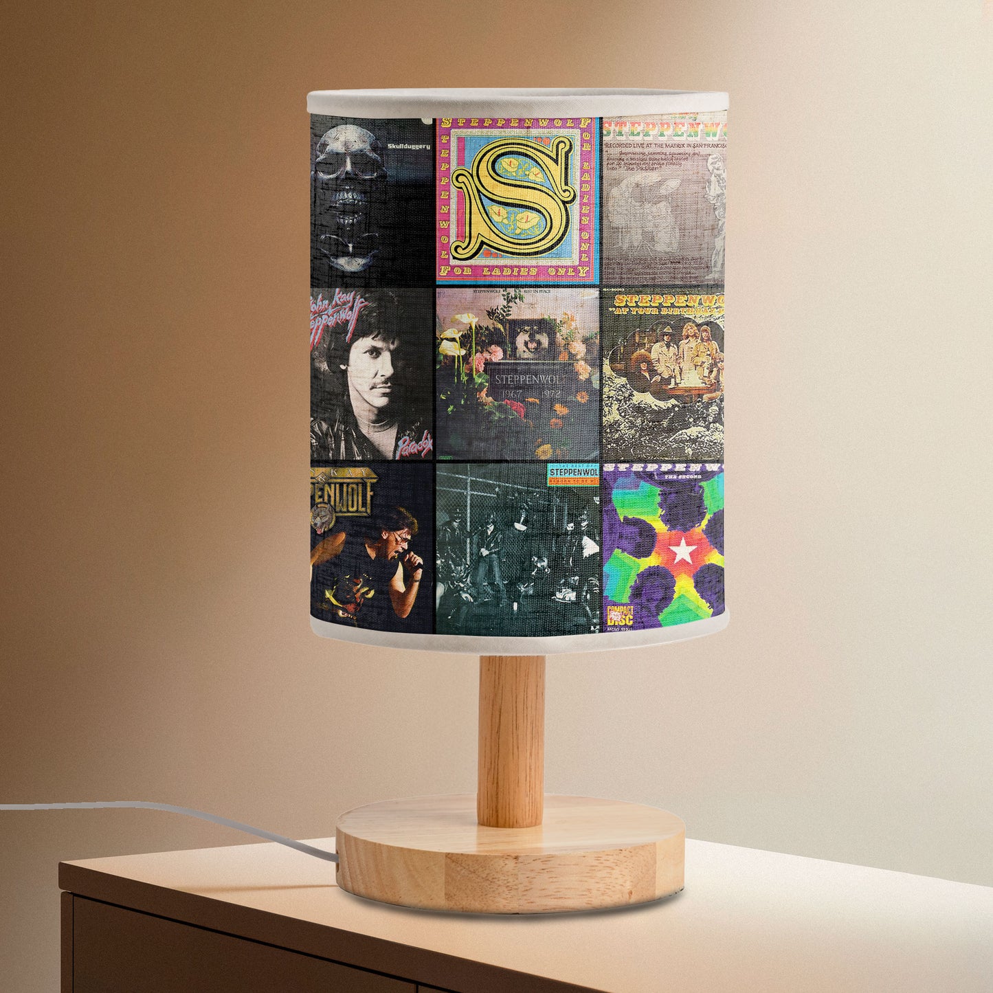 Steppenwolf Album Cover Lamp – Classic Rock Nostalgia Home Decor