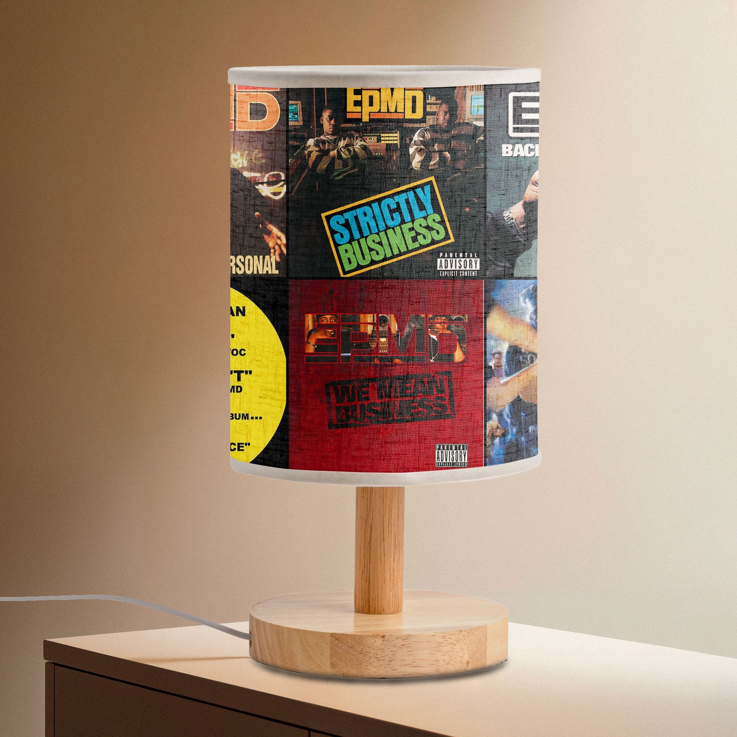 EPMD Fabric Lamp – Golden Age Hip-Hop Glow