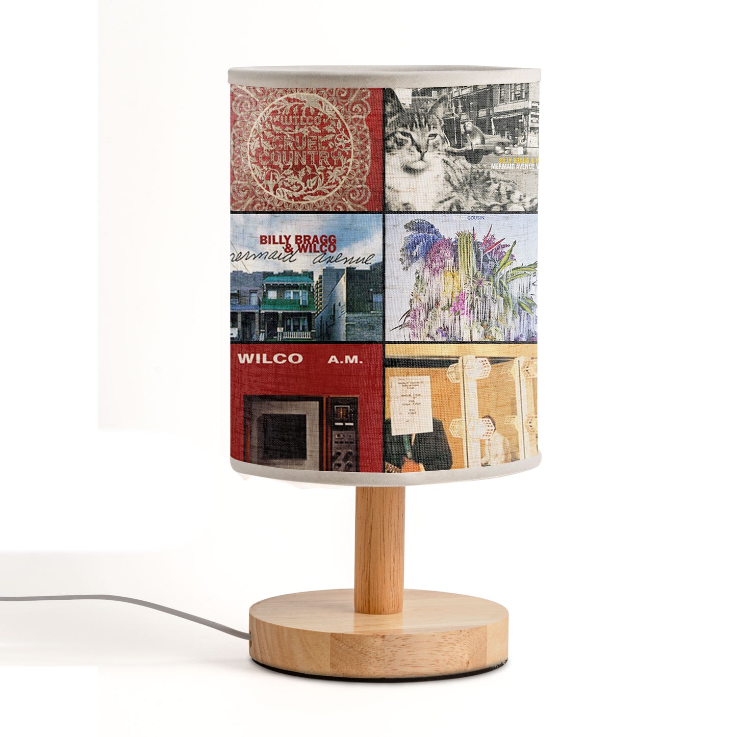 Wilco Albums Table Lamp – Indie Rock Ambient Light