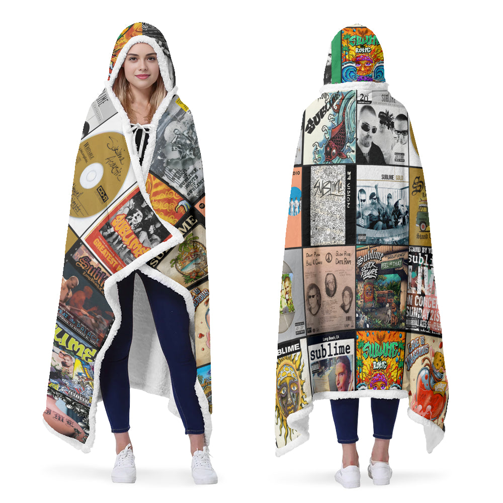 Sublime Album Art Wearable Hooded Blanket – Reggae Rock Fan Gift