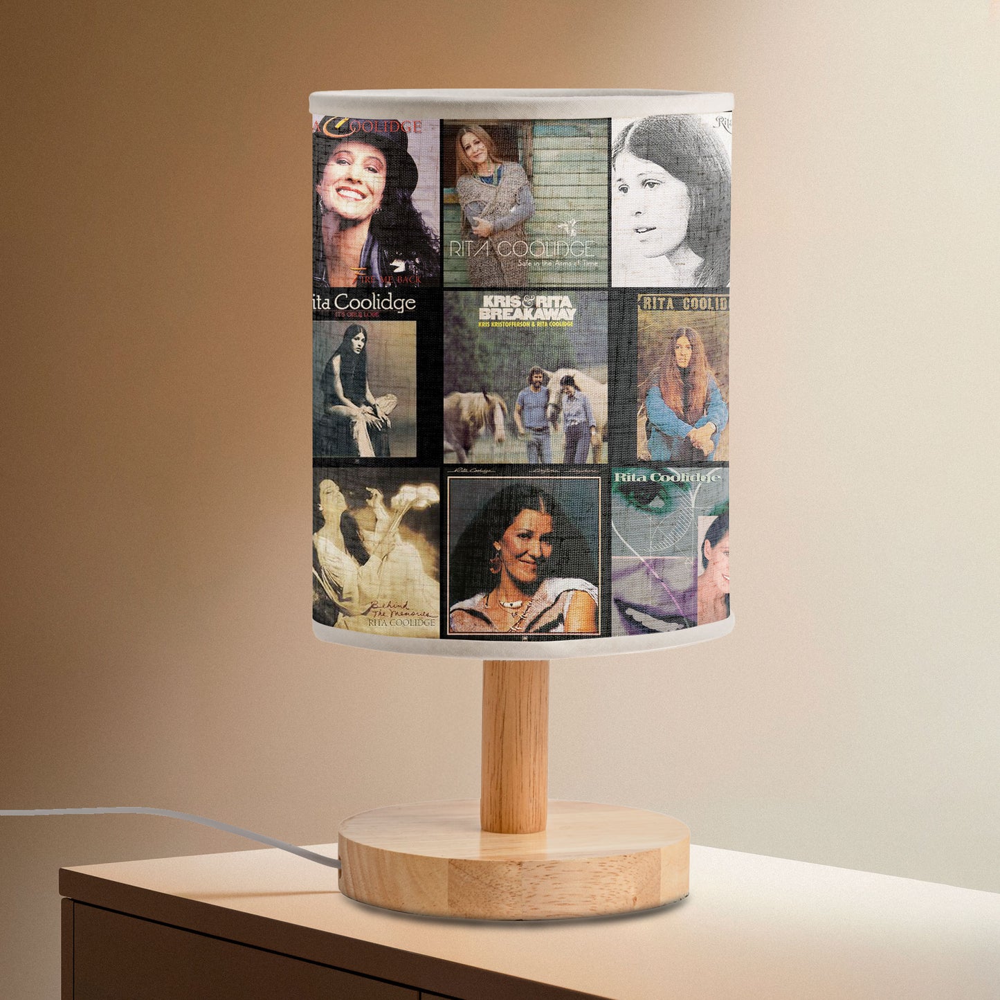 Rita Coolidge Album Cover Lamp – Classic Pop & Soul Nostalgia Decor