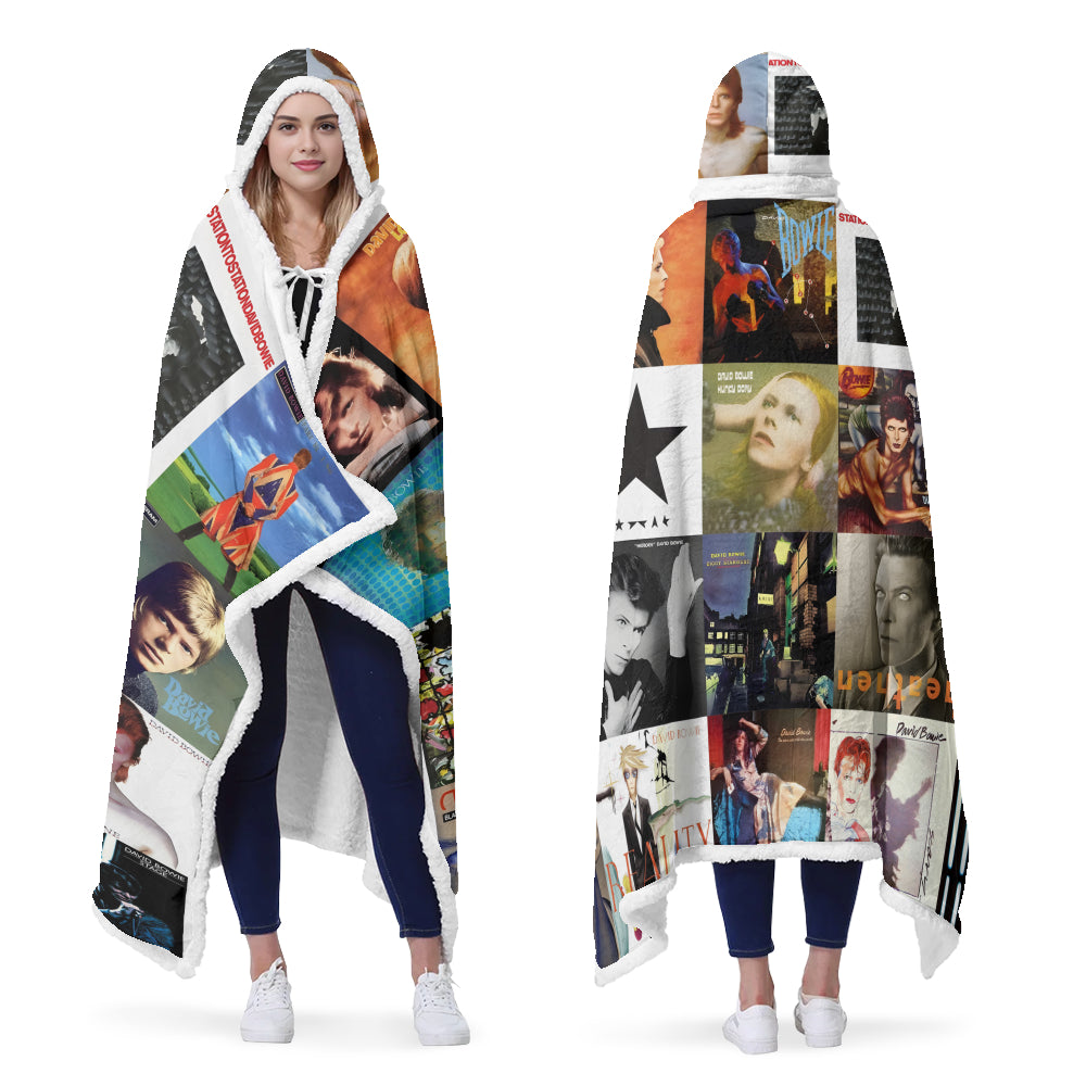 David Bowie Wearable Hooded Blanket – The Starman Comfort Edition