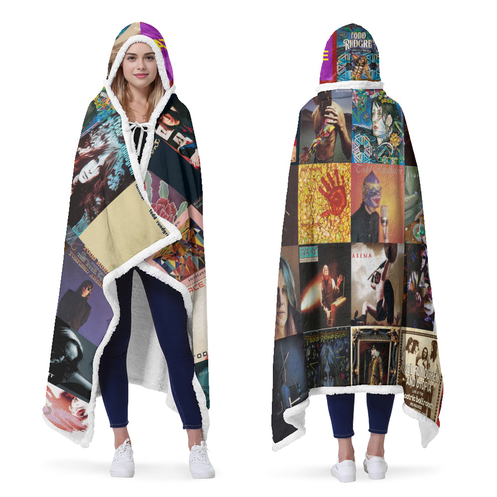 Todd Rundgren Album Art Wearable Hooded Blanket – Classic Rock Fan Gift