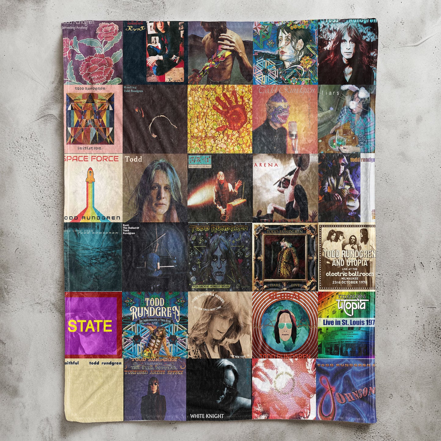 Todd Rundgren Sherpa Blanket – A Cozy Tribute to a True Visionary