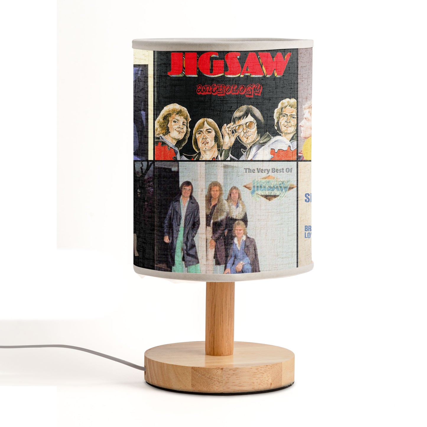 The Rubettes Album Cover Lamp – Retro Pop & Glam Rock Nostalgia Decor