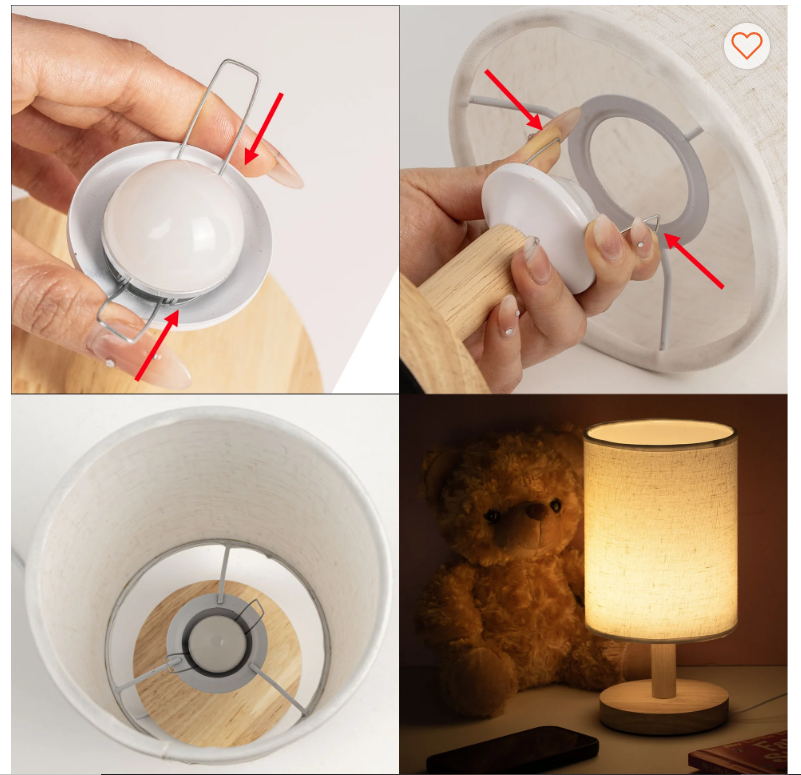 The Shining Overlook Hotel Pattern Fabric Lamp