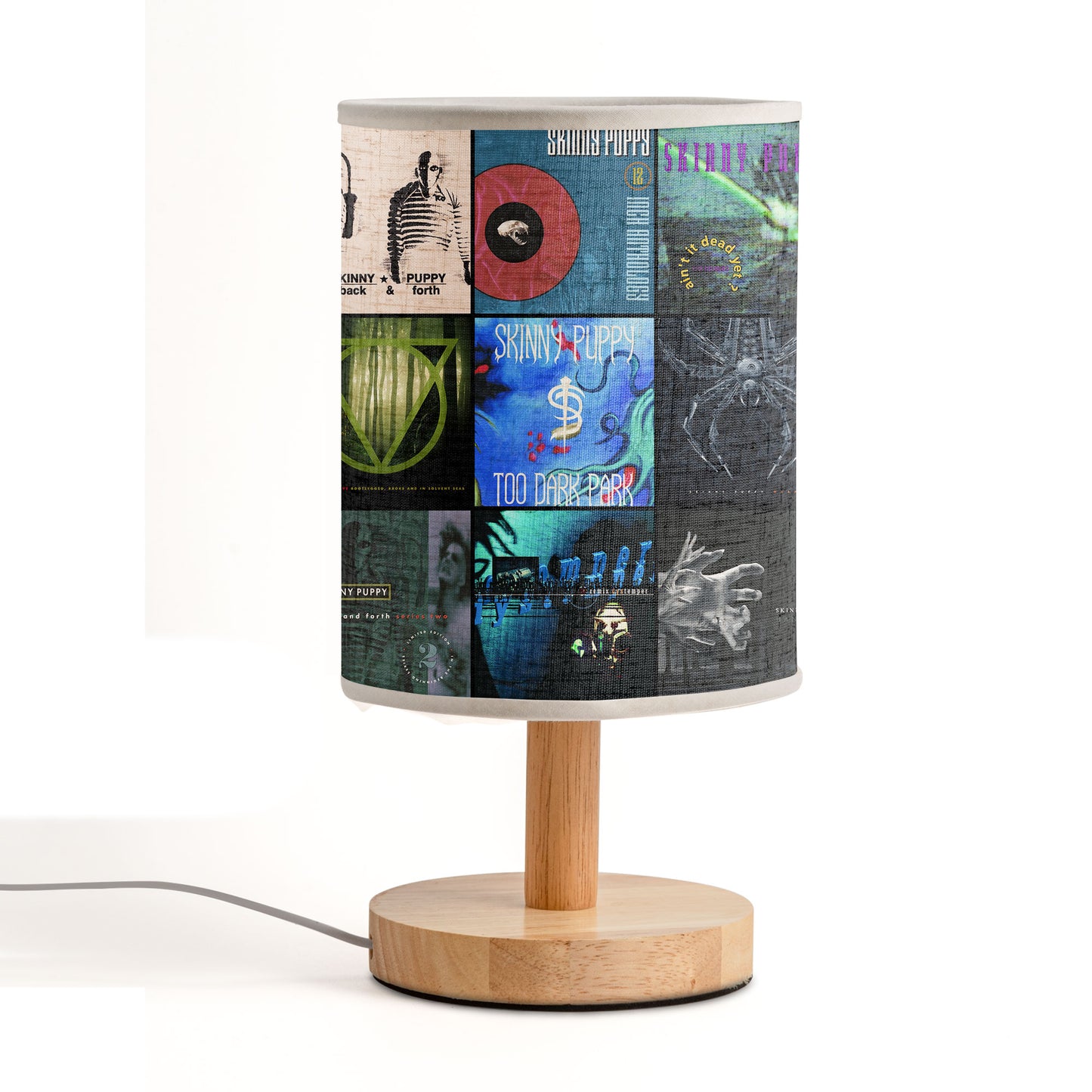 Skinny Puppy Albums Lamp – Industrial Sound & Shadow ✨