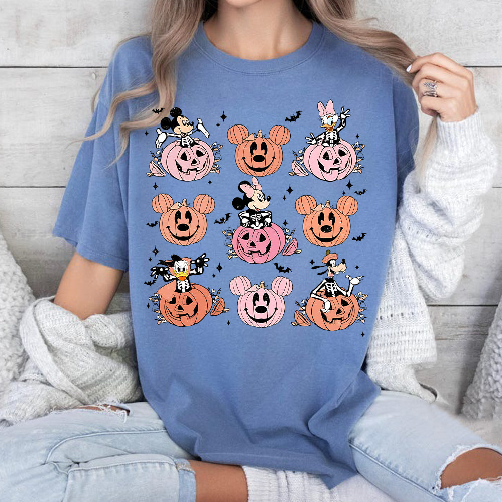 Pastel Pumpkin Pals Tee – Halloween Edition