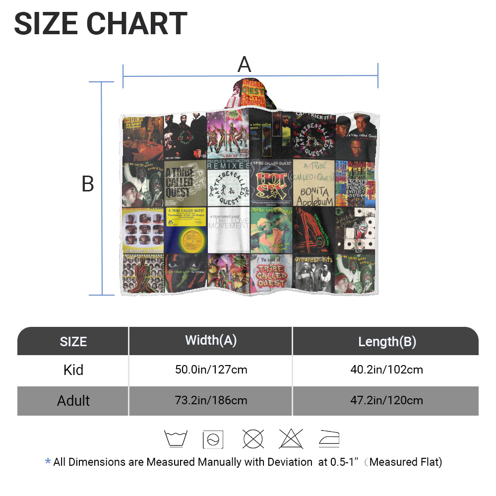 A Tribe Called Quest Wearable Hooded Blanket – A Hip-Hop Classic You Can Wear