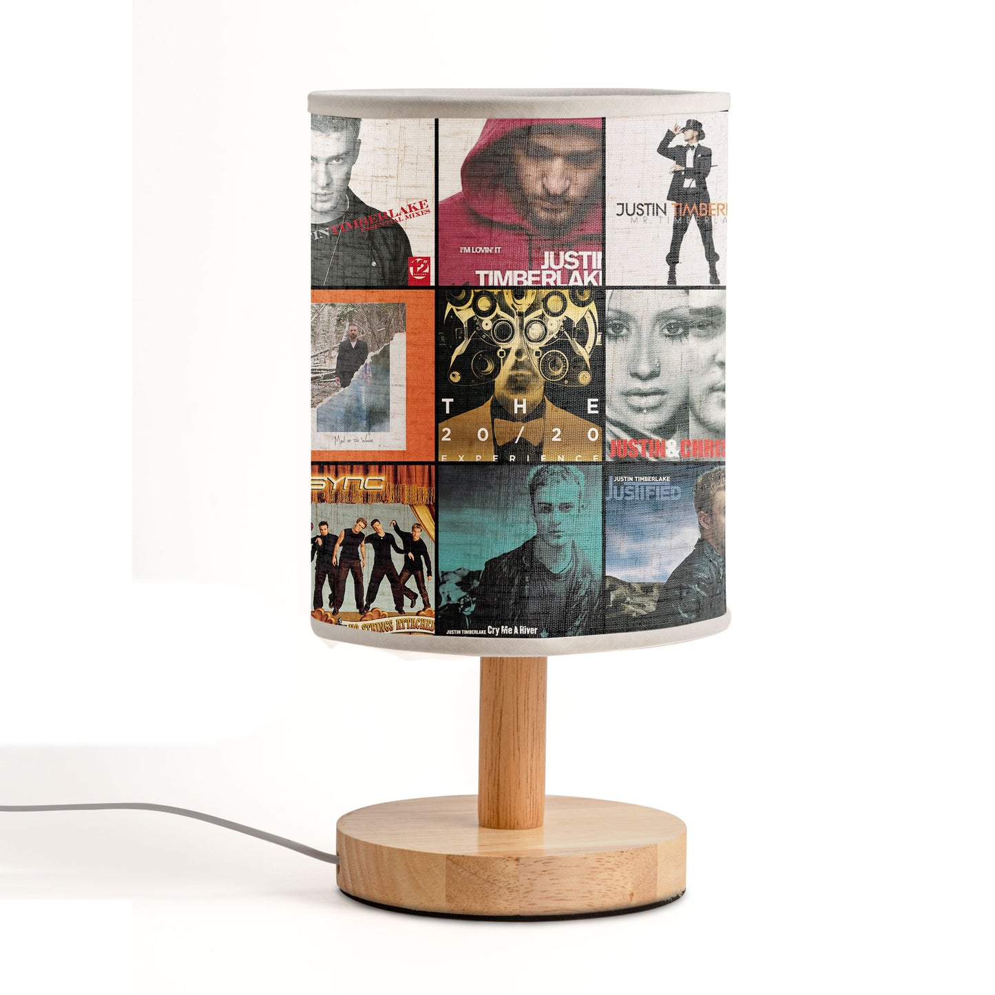 Justin Timberlake Album Art Lamp – Soulful Pop & Timeless Groove