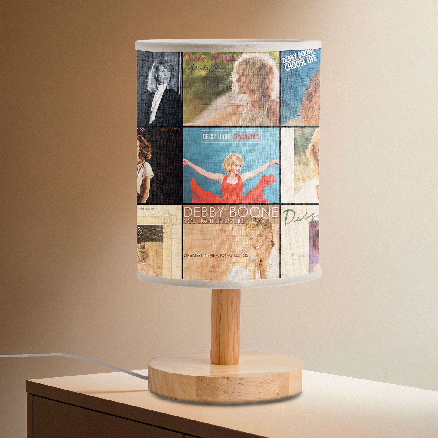 Debby Boone Album Cover Lamp – Classic Pop Nostalgia Home Decor