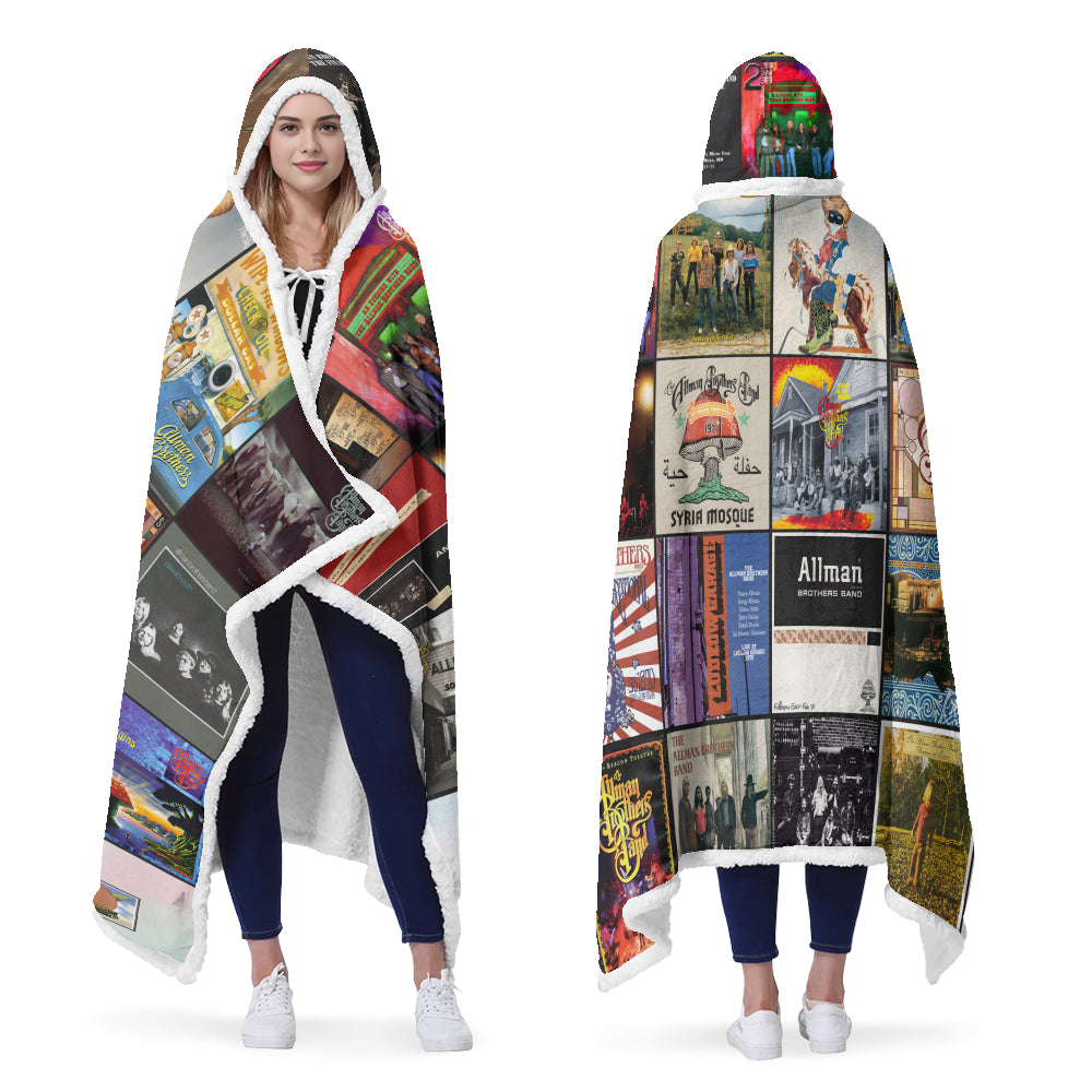 The Allman Brothers Band Wearable Hooded Blanket