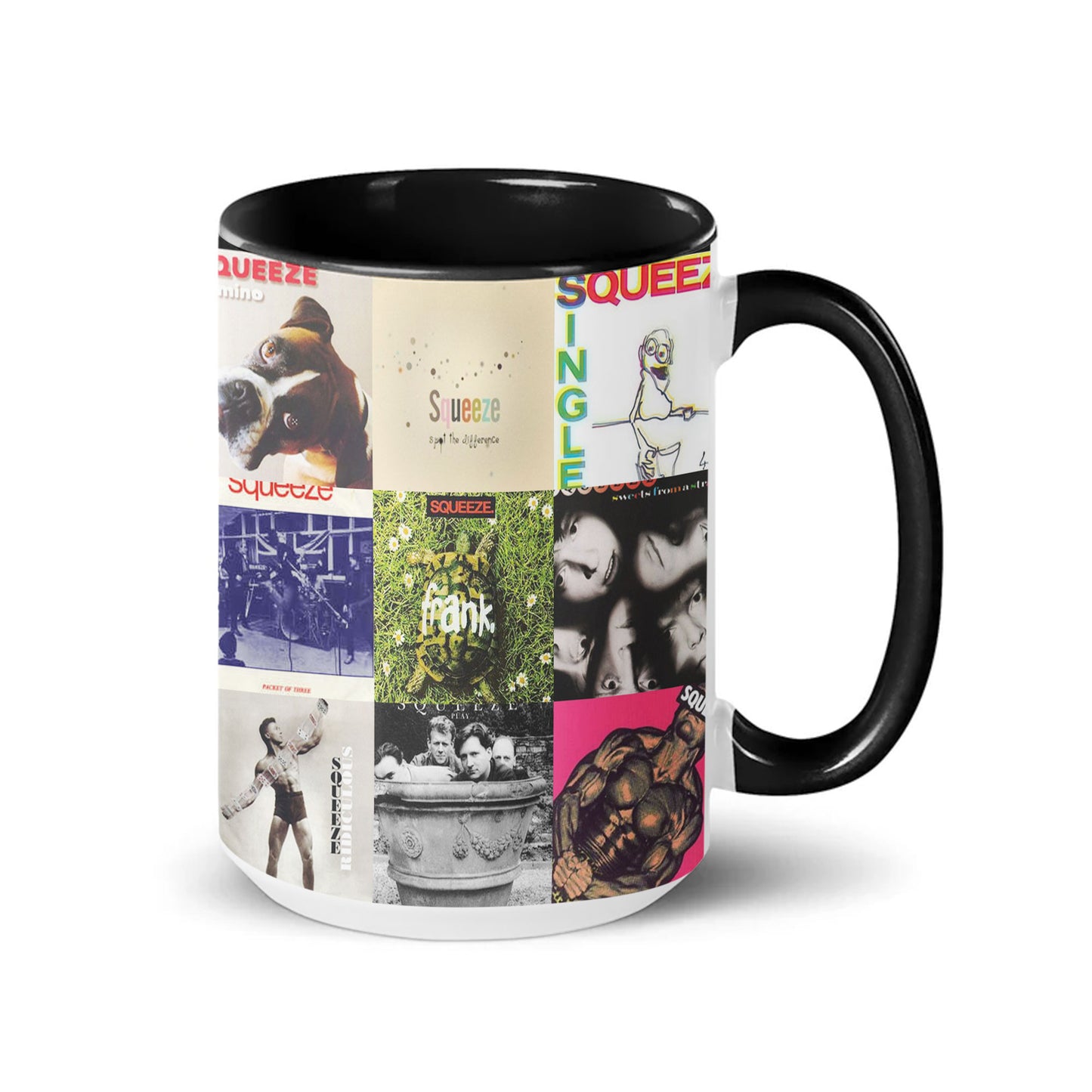 Squeeze Accent Mug – A Retro Tribute to Classic Albums