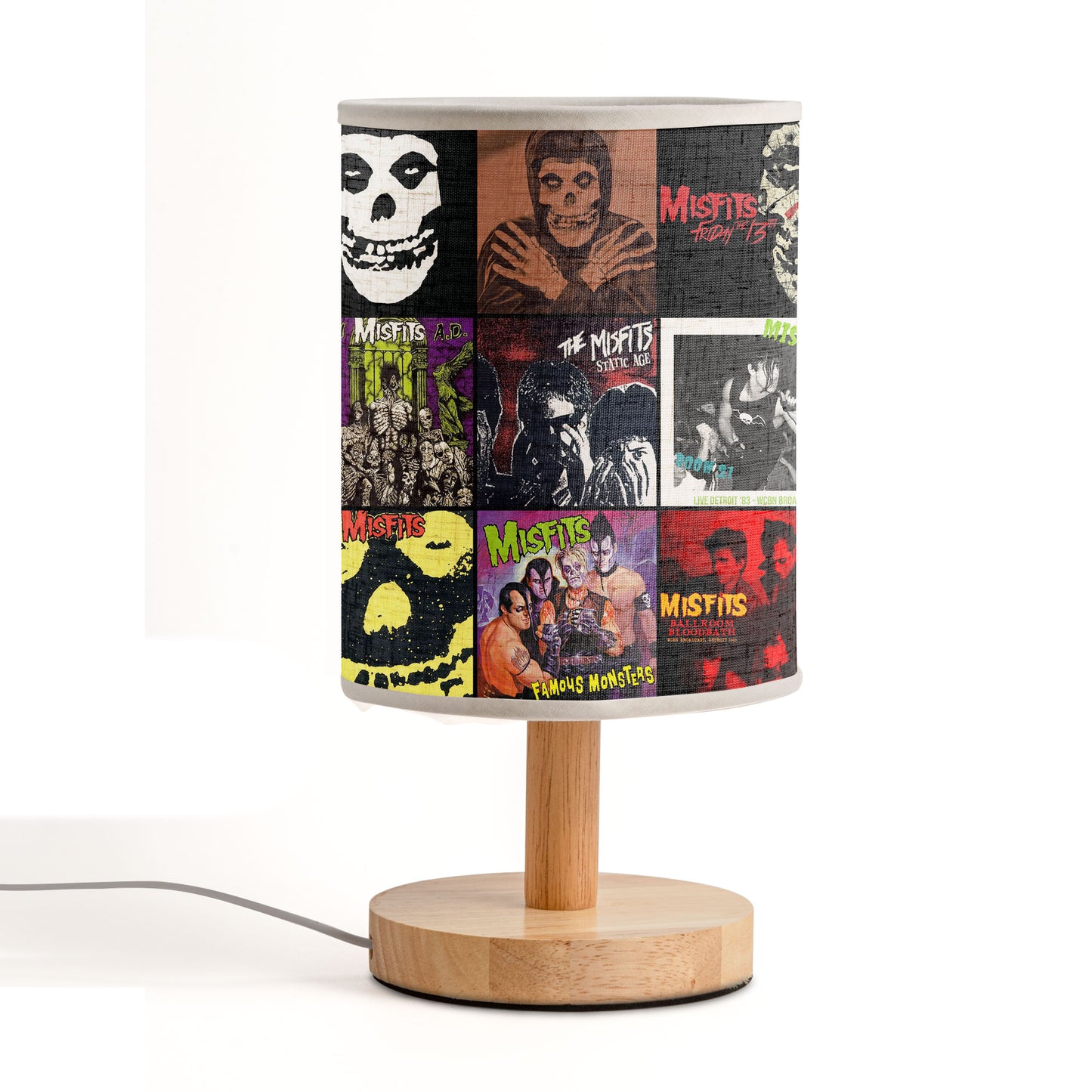 Misfits Fabric Lamp – Horror Punk Legends Album Art Collection